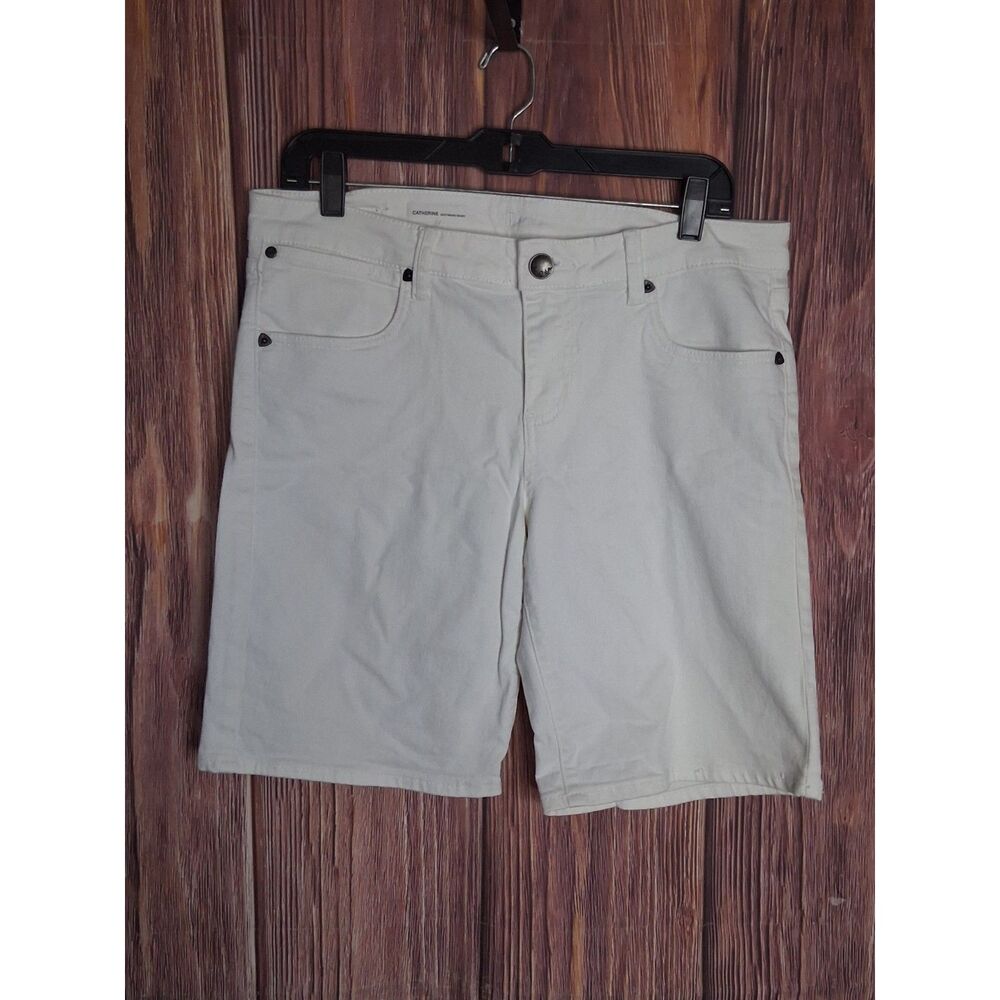 Kut from the kloth white bermuda shorts size 10